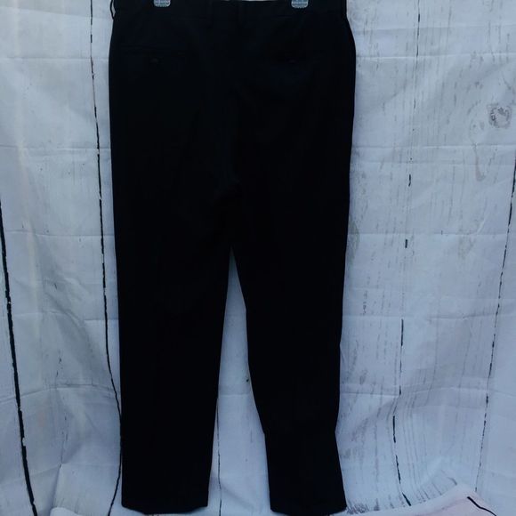 Haggar Men’s Clothing‎ Black Slacks with cuffed hem - Picture 4 of 5